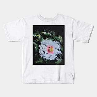 Erika's White Flower Kids T-Shirt